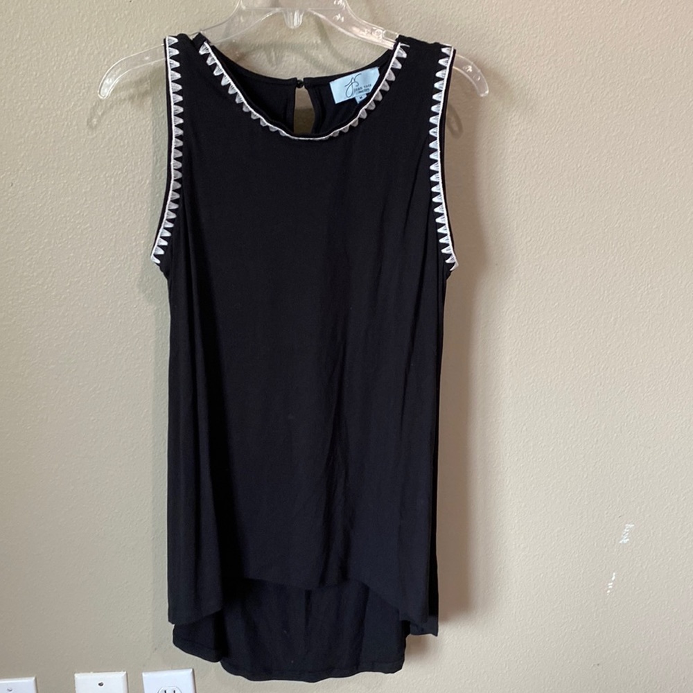 Black Hi Low Dressy Tank